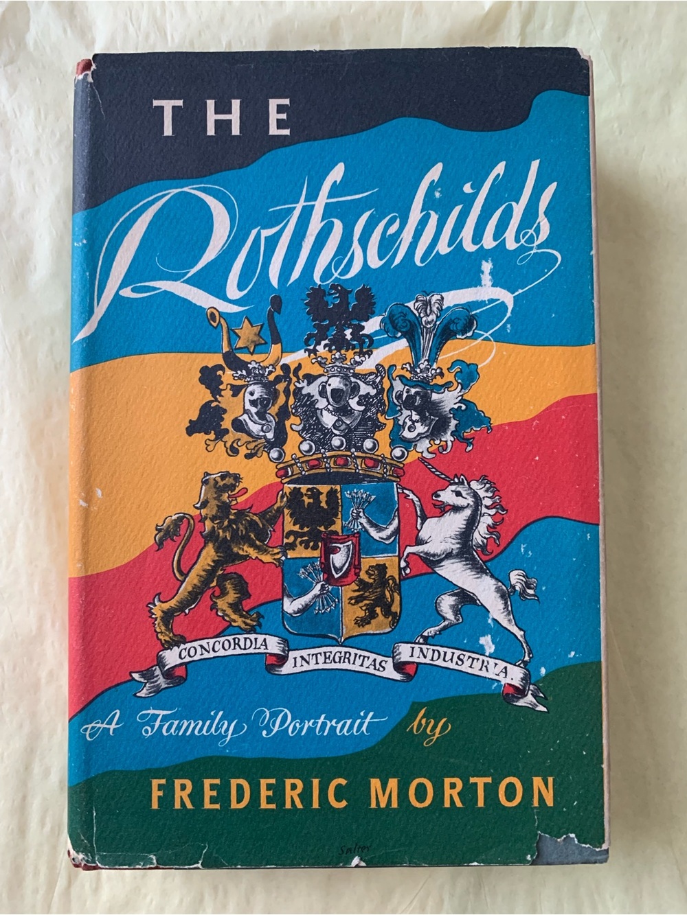 The Rothschilds, A Family Portrait by Frederick Morton, 1961, 1st edition